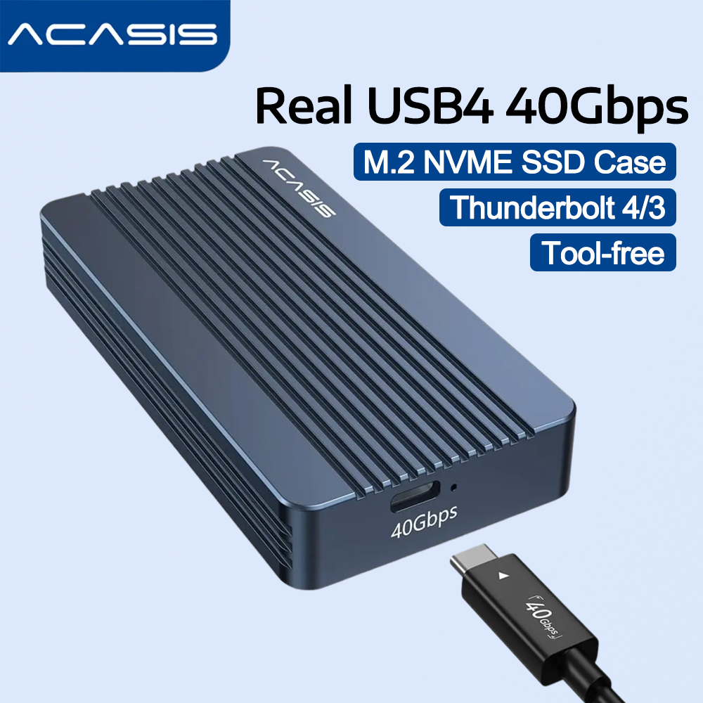 8Tb M2 Nvme Ssd - ACASIS 40Gbps M.2 NVMe SSD-behuizing Aluminium