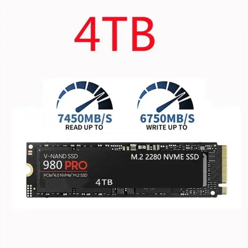 Pcie 4.0 4Tb 2280 Ssd 7450Mbps - Originele 980 PRO M.2 2280 NVMe