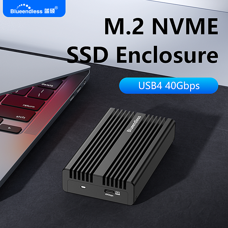 Usb4 40Gbps External Ssd 8Tb - Blueendless 40Gbps NVMe SSD Behuizing USB4.0