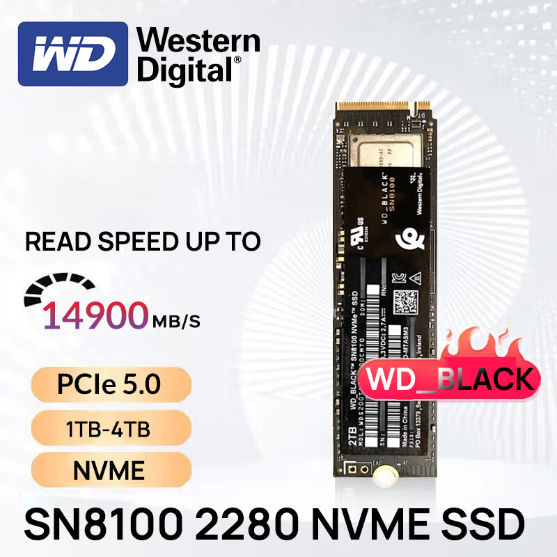 Western Digital PCIe 5.0 Nieuw - Nvme Pcie 5.0 Ssd 4Tb recensie en prijs