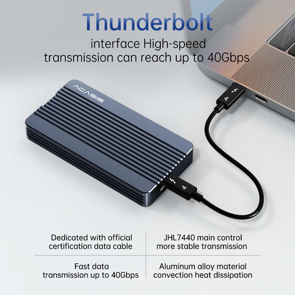 Acasis 40Gbps USB 4.0 NVME M.2 - 8Tb M2 Nvme Ssd recensie en prijs