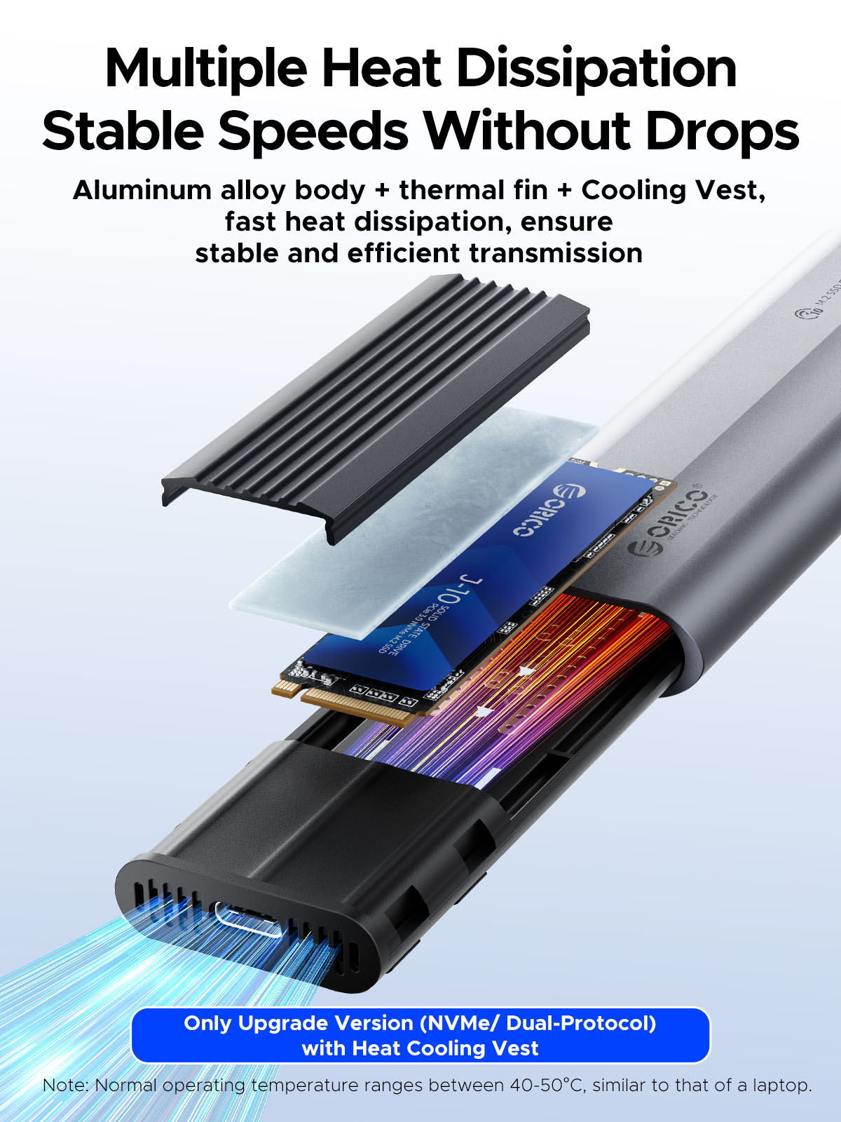 ORICO M2 SSD Behuizing M.2 NVM - 8Tb M2 Nvme Ssd recensie en prijs